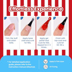 Beetles Red Gel Polish (C - Creme Red | Sunburn Red)