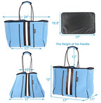 Multipurpose Gym Beach Bag (Sky Blue / Large)