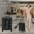 Global 21" Carry On Expandable Spinner (Black / 21" Global Carry-On)