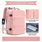Large Travel Backpack For Women Men (45l / Pink)