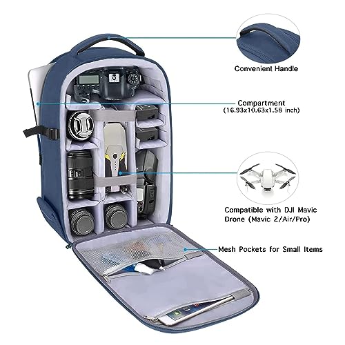 Camera Backpack (Steel Blue)
