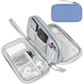 Electronic Organizer (8.3 x 5 x 2.6 inches / Blue Quilted)