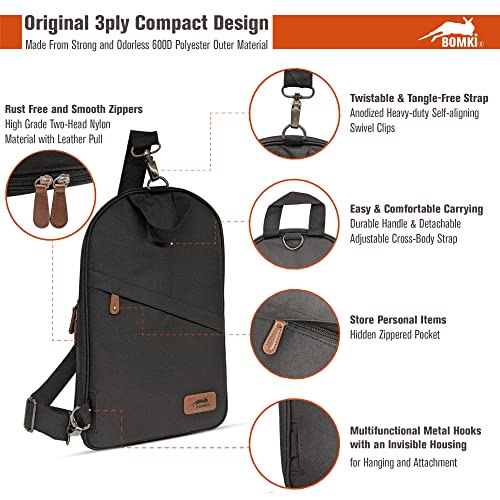 Grilling and Camping Cooking Utensils Set for The Outdoors BBQ (Black Lite)