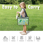 Kids Travel Tray for Car Seat (Green-1PCS)