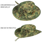 Sun Hats for Men Women Safari Hat Foldable Fishing Hat UPF 50+ Bucket Hat (1pack-green2)