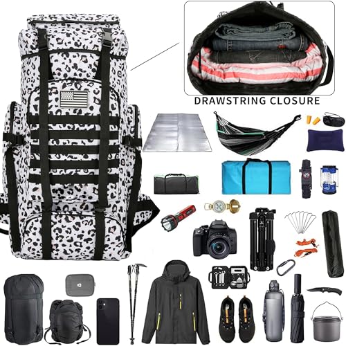 Hiking Backpack for Men 70L (70l-leopard)