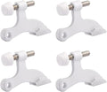HOMOTEK 4 Pack Hinge Pin White Door Stopper, Adjustable Deluxe Heavy Duty Door by HOMOTEK