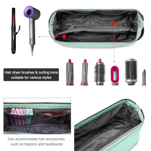 Hair Tools Travel Bag for Shark Flexstyle Dyson (Teal)