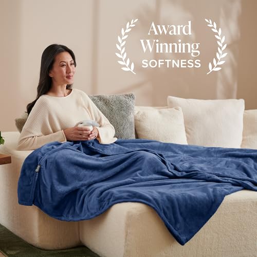 Fleece Blanket Luxury Microplush (Throw XL / 06 - Dark Blue)