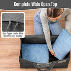 Moving Bags Wide Open Top (Gray / 10 Pack)