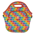 LunchTote Zippered Bag Insulated Neoprene Caddy (Work of Art / X-Large 6.5 Quart Lunch Tote)