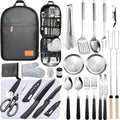Camping Cooking Set (Black-24Pcs)
