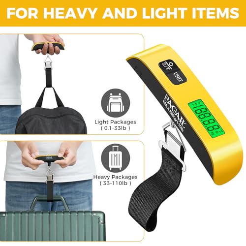 Digital Luggage Scale (Yellow)