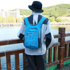 20L Hiking Backpack Lightweight Packable Hiking Daypack Small Travel Outdoor Foldable Shoulder Bag Blue (Blue 1)
