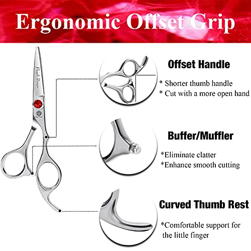 4.5 Barber Hair Cutting Scissors Small Moustache Shears (4.5 Inch)