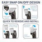 Skip Tooth Wide 4 Blade Dog Grooming 4W Cuts Length 3 (4W (3/8" or 9.6mm) Skip Tooth Wide)