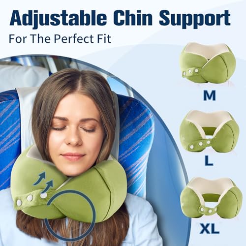 Neck Pillow for Traveling (Green)