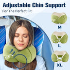 Neck Pillow for Traveling (Green)