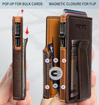 Wallet for Men (Burnt Umber / Orange023)
