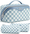 Travel Makeup Bag Organizer Cosmetic Bag (07-B-Blue)