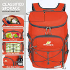 Backpack Coolers Insulated Leak Proof 36 (2025-Orange-36Cans / 36 Cans)