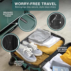 Luggage Sets 2 Piece (2 Piece Set (24"/28") / Green)