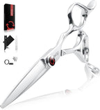 SWAP 5.5'' Professional Hair Cutting Scissors - Japanese SUS440C Steel (60-62HRC), Hand-Sharpened Blades, Adjustable Tension, Ergonomic Design for Salon/Home Use (S2)