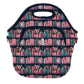 LunchTote Zippered Bag Insulated Neoprene Caddy (Booked for the Afternoon / X-Large 6.5 Quart Lunch Tote)