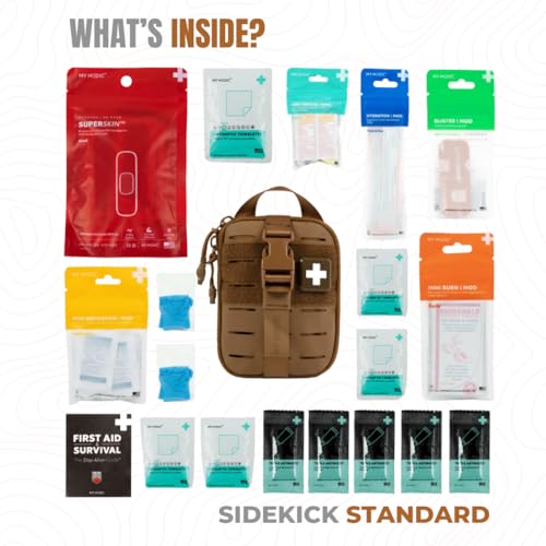 Sidekick Camping Hiking and Backpacking First Aid Kit (Coyote / STANDARD)