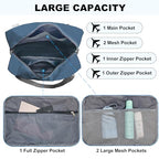For Spirit Airlines Personal Item Bag 18x14x8 in Underseat Carry (Navy / 30L)