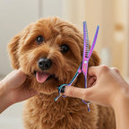 Curved Chunkers Dog Grooming Scissors (A-6.5 inch-Chunker)