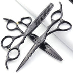 6 Inch 440C High Hardness Stainless Steel Hair Scissors Hair Salon Hair Stylist Cutting Thinning Tool Barber Special (6 Inch 3pc-a)