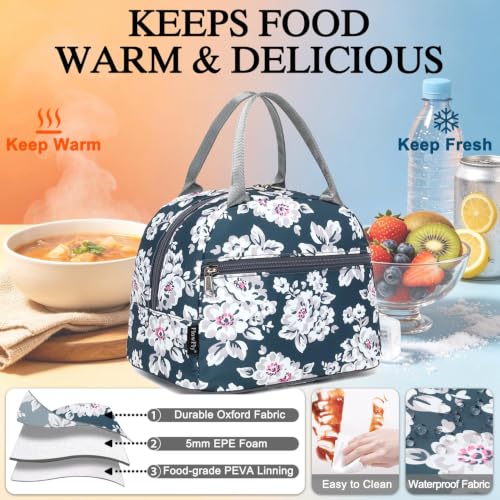 Insulated Lunch Cooler Bag (Plum)