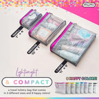 Travel Toiletry Bag Set of 3 (Aqua)