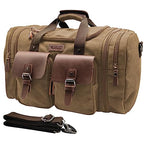 Canvas Duffle Bag (Coffee / X Large-60L Duffle Bag)
