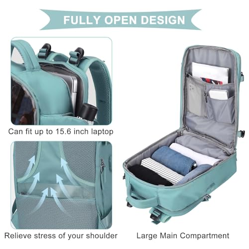 Travel Backpack For Women Men (25l / Blue)