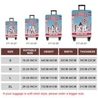 Travel Luggage Cover Suitcase Cover Protector Skins 18 (Tourist Attraction A28 / S (for 18--20 inch luggage))