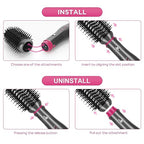 4 in 1 Hot Air Brush (Gray)