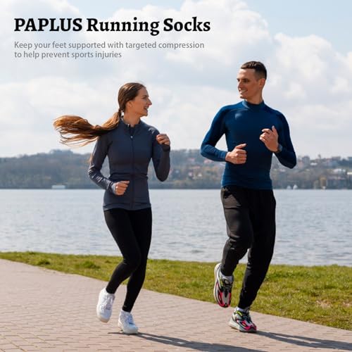 Ankle Compression Socks for Men Women 6 Pairs (Small-Medium / Black (6 Pairs))
