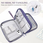 Electronic Organizer (10.8 x 8 x 3.15 inches / Dark Purple)