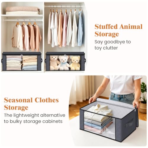 35L Closet Organizers (8 Pack-35l / Grey)