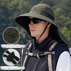 Outdoor Sun Hat for Men Women (1pack-green/Arm Sleeves)