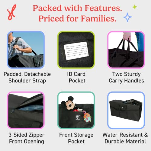 Single & Double Stroller Travel Bag (X-Large / Unpadded)