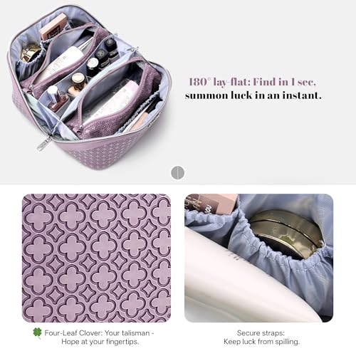 Travel Makeup Bag for Women (M-02Purple)