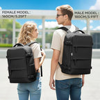 Travel Backpack For Women Men (30l / Black)