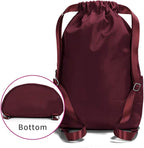 ZOORON Waterproof Drawstring Gym Backpack Bag - Image 3