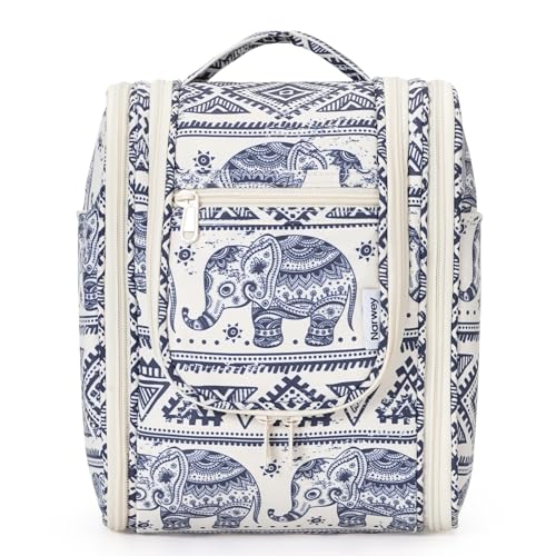 Hanging Travel Toiletry Bag for Women (B-Elephant / Medium)