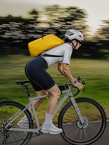 Waterproof Dry Bag Backpack with Zippered Pocket (Yellow / 40L)