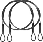 3.3mm Outdoor Travel Stainless Steel Security Cable-3ft Luggage Lock Safety by MiMetty
