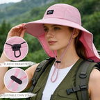 Outdoor Sun Hat for Men Women (1pack-pink)